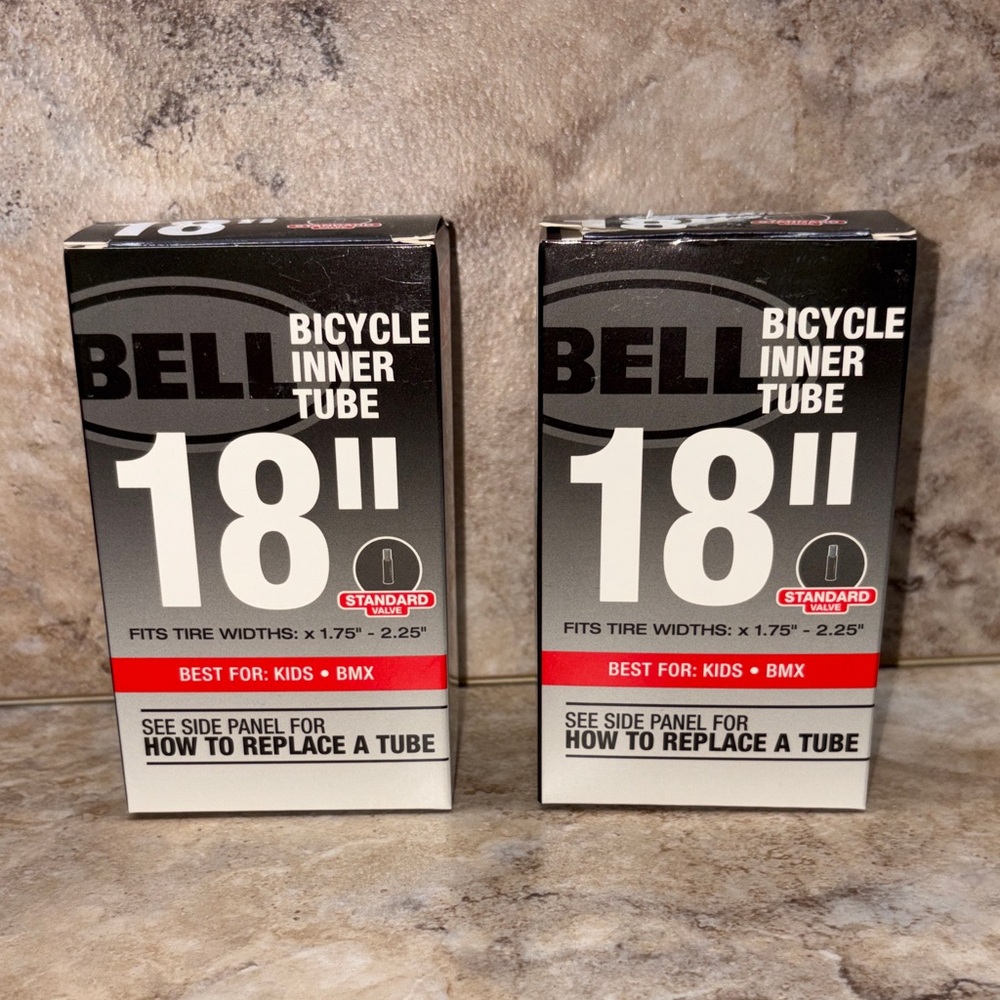 Bell Standard Schrader Replacement Bicycle Inner Tube, 18" x 1.75-2.25"